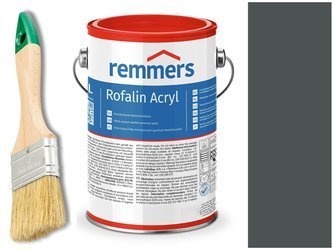Remmers Rofalin Acryl farba do drewna ANTRACYT 5 L